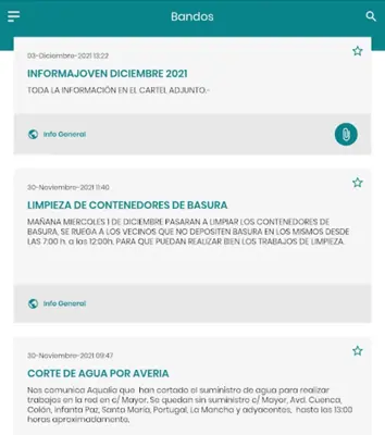 Villarta Informa android App screenshot 2